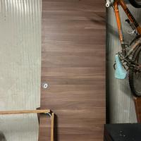 Porta scorrevole con scrigno