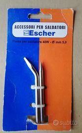 Punte per saldatore 40W - Ø mm 5,0 Escher