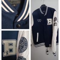 Giacca bomber college nuova uomo XL