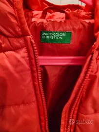 Giaccavento invernale Benetton rossa