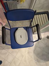 Sedia WC da bagno per anziani