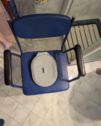 Sedia WC da bagno per anziani