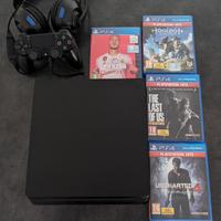 Playstation 4 1tb + giochi + joypad 