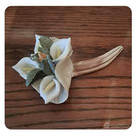 oggettistica di porcellana, fiori