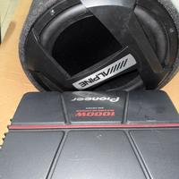 Kit Car Audio: Sub Alpine + Amplificatore Pioneer