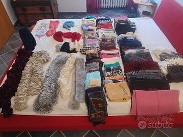 sciarpe foulard e sciarpine di vari materiali 
