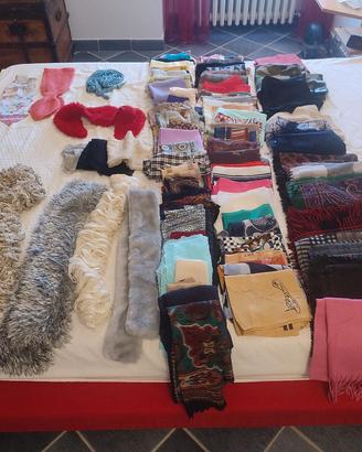 sciarpe foulard e sciarpine di vari materiali 