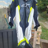 Tuta da moto pelle di canguro Alpinestar TG 58