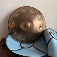 Handpan in Re Minore con custodia
