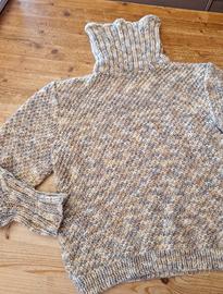 Maglione bambina vintage fatto a mano 