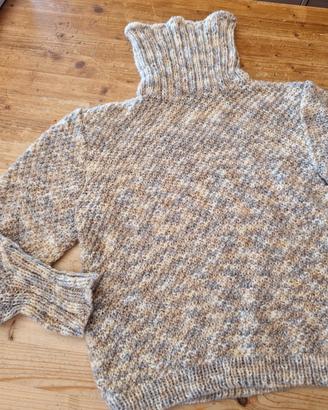 Maglione bambina vintage fatto a mano 