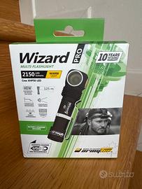 Lampada frontale armytek wizard pro 2150 lumen