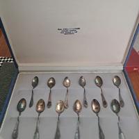 SET 12 CUCCHIAINI CAFFE' ARGENTO