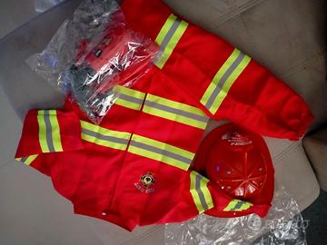 Costume carnevale vigili del fuoco