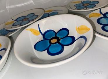 Antico set piatti di Gualdo Tadino