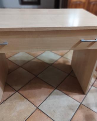 Scrivania da cameretta con spigoli arrotondati 