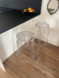 Sgabello trasparente KARTEL GHOST originale usato
