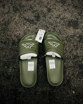 Ciabatte kappa authentic biancha e verde originale