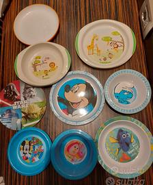 Piatti, bicchieri e posate per bimbi Disney