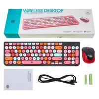 Tastiera e Mouse Wireless YC – NUOVI, design retrò