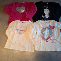 Set 4 pezzi top lunghi Idexè Fagottino 2-3 anni