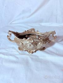 Centrotavola in metallo argentato stile Luigi XV