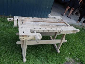 BANCO DA FALEGNAME a 4 morse in legno