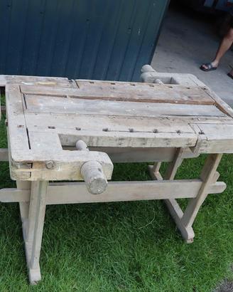 BANCO DA FALEGNAME a 4 morse in legno