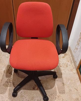 sedia con rotelle