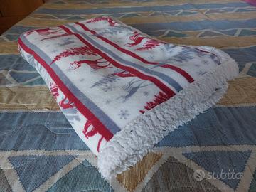 Coperta Flanella/Plaid a Doppio Strato 152x127