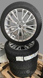 Treno gomme+ cerchio invernali Dunlop