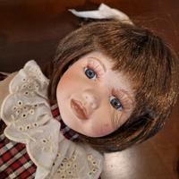 Bambola di porcellana vintage da collezione anni80