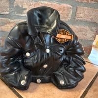 Salvadanaio Haley Davidson - giacca motociclista