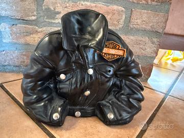 Salvadanaio Haley Davidson - giacca motociclista