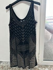 Vestito nuovo elegante laminato MANGO  - tg M- a-