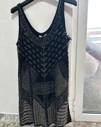 Vestito nuovo elegante laminato MANGO  - tg M- a-