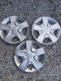 Set di 3 copricerchi originali Ford Fiesta