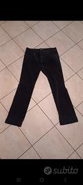 pantalone donna in velluto nero OLTRE