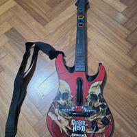 chitarra guitar hero metallica ps2