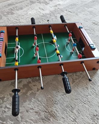Calcio Balilla da Tavolo in Legno