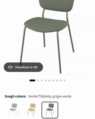 sedie verdi Vihals ikea