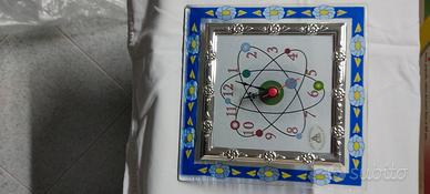 OROLOGIO DA APPOGGIO  - VETRO ARGENTO
