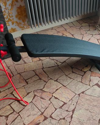 Panca nuova per esercizi con elastici