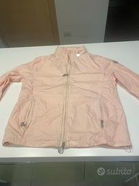 Giacca / ventina  rosa con cappuccio Moncler