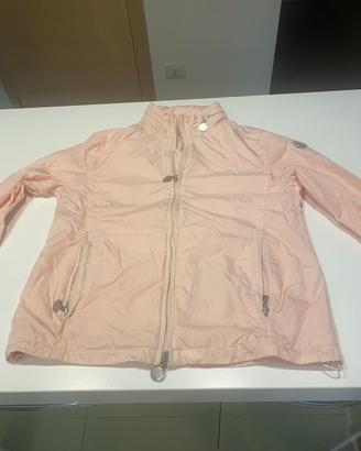 Giacca / ventina  rosa con cappuccio Moncler