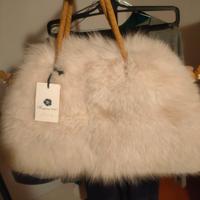 Borsa a mano in pelliccia