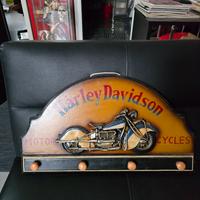 attaccapanni legno arredo  harley davidson