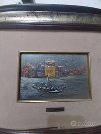 Dipinto raffigurante  una scena tipica