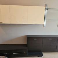 Mobili salotto e pensili in vetro