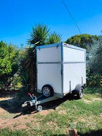 Rimorchio ellebi furgonato